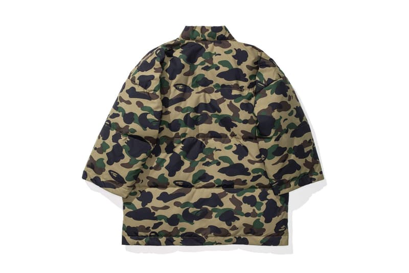 BAPE 1ST CAMO Hanten 迷彩羽絨外套正式上架