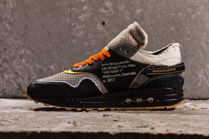 BespokeIND 打造全新定製 Air Max 1 致敬 Virgil Abloh x Nike 聯名企劃