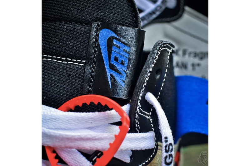 Virgil Abloh x fragment design x Air Jordan 1 三方「聯名」定製鞋款
