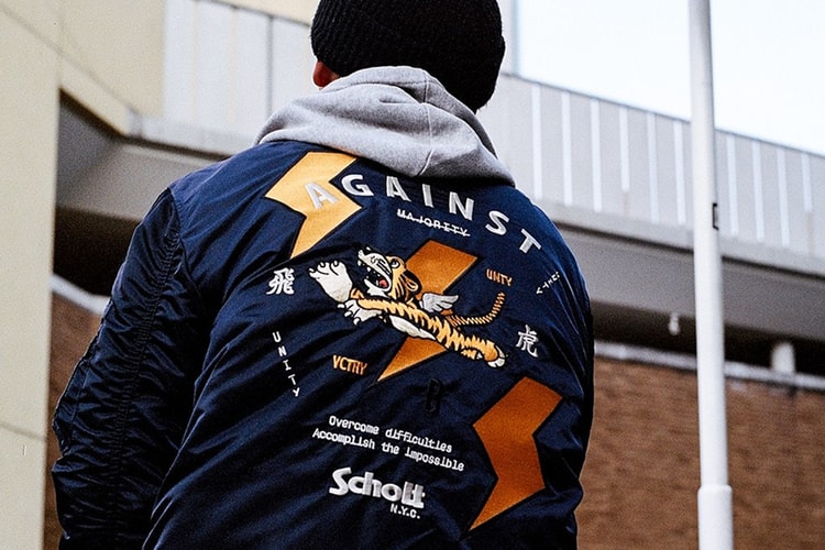 Schott NYC x Brownbreath 全新聯名 MA-1 Bomber Jacket