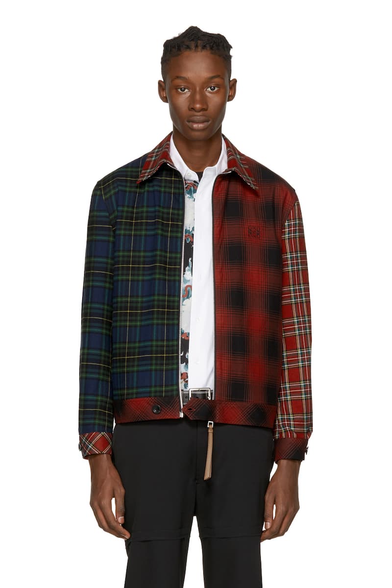 Loewe Tartan Patchwork Jacket