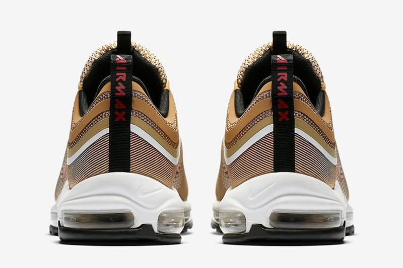 Nike Air Max 97 Ultra 全新「Metallic Gold」配色