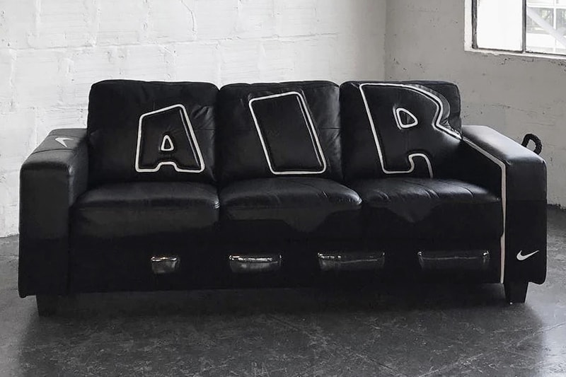 鞋頭們的夢幻家具？Nike Air More Uptempo 造型沙發登場