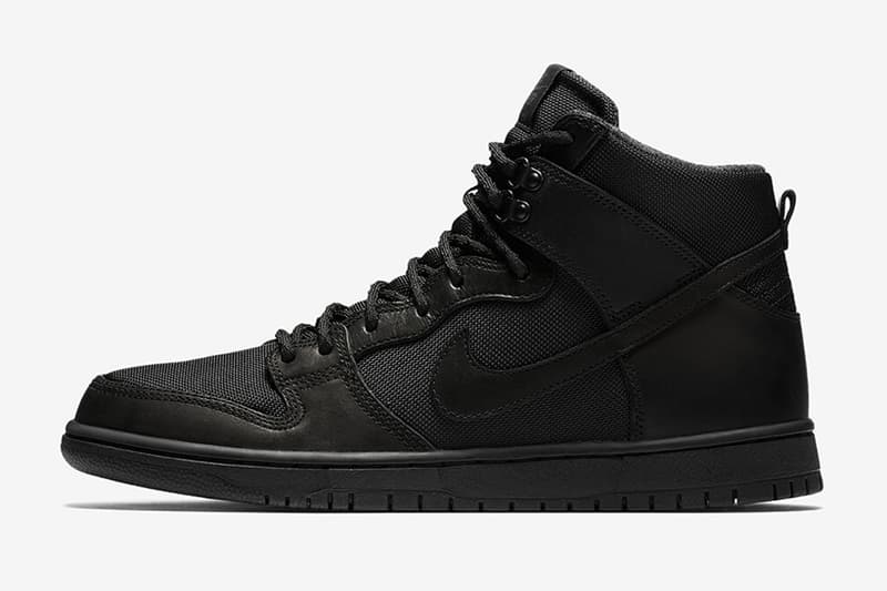 Nike SB Dunk High 全新「Triple Black」配色