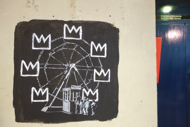 畫中有話？Banksy 最新作品現身倫敦