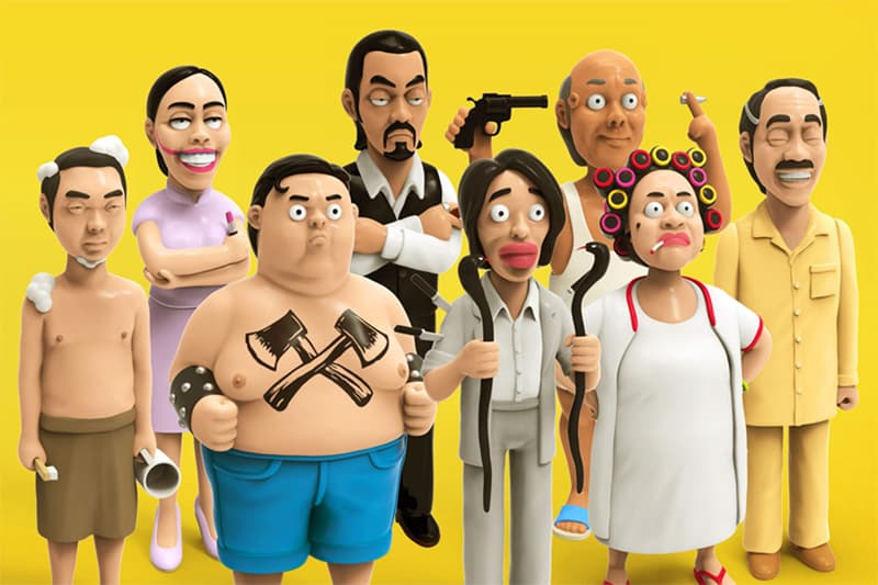 超強列陣！VTSS 打造「功夫幫」搪膠系列人偶