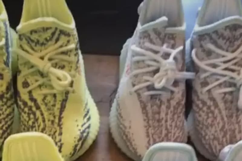 YEEZY BOOST 350 V2「Blue Tint」&「Semi Frozen Yellow」童鞋版曝光