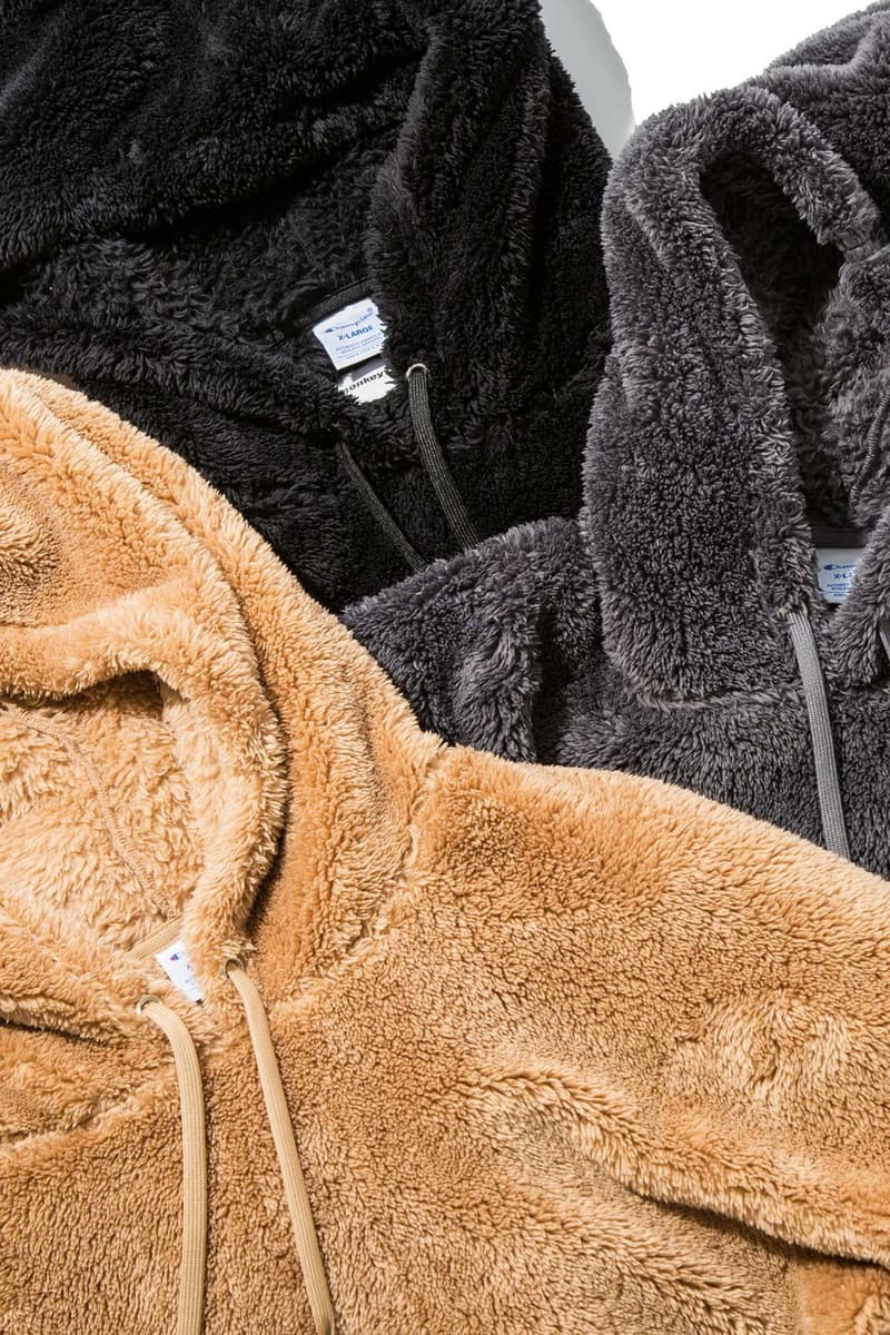 Champion x monkey time 聯乘推出別注羊毛外套