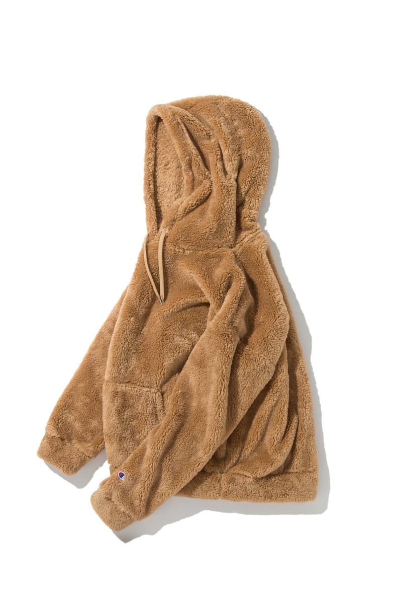 Champion x monkey time 聯乘推出別注羊毛外套