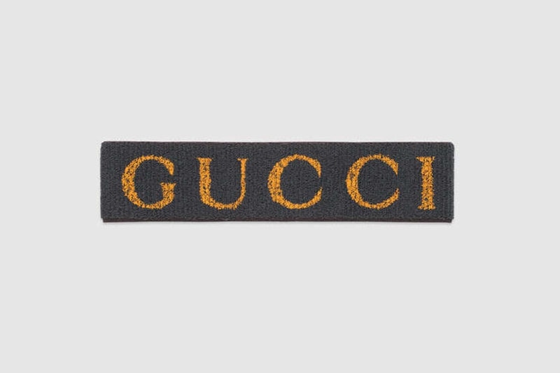 Gucci 推出全新定價 $270 美元之品牌字樣頭帶