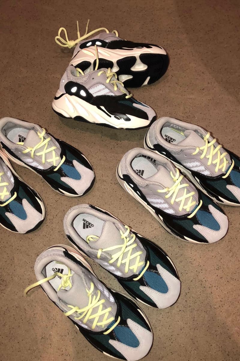 Kim Kardashian 曝光 YEEZY Wave Runner 700 童鞋版本