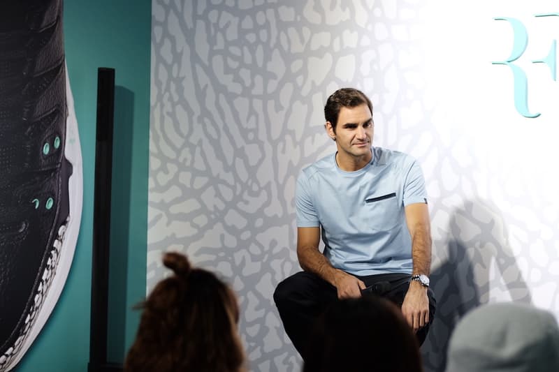 Roger Federer 亮相上海發佈 NikeCourt Zoom Vapor RF x AJ3「atmos」別注配色