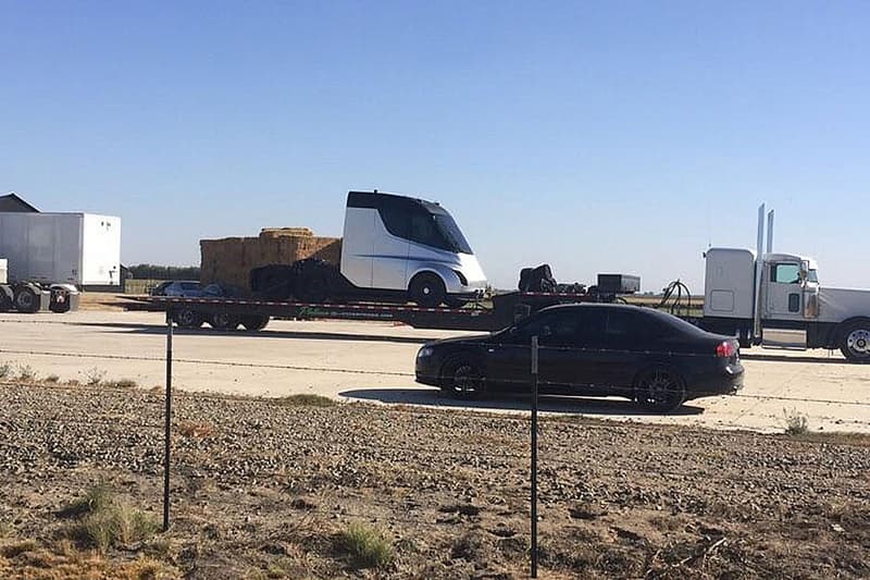 疑似 Tesla 電動卡車 Semi-Truck 諜照曝光