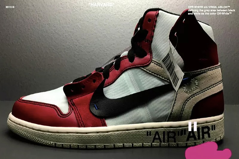 Virgil Abloh 曝光多雙 Virgil Abloh x Nike「The Ten」樣品設計