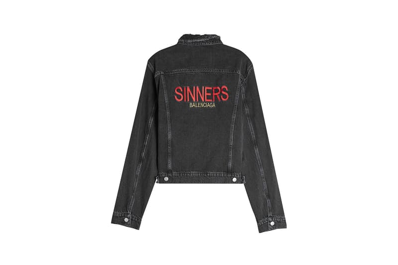 Balenciaga 推出全新「SINNERS」別注系列