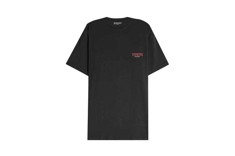 Balenciaga 推出全新「SINNERS」別注系列