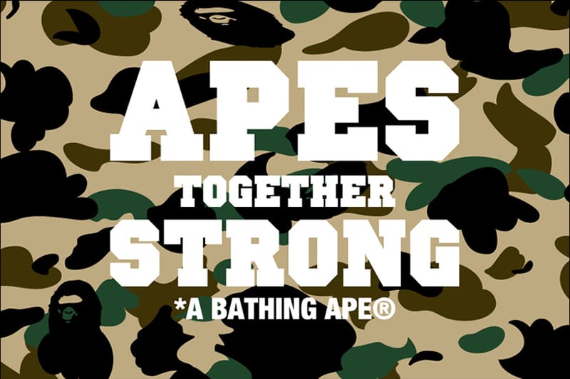 BAPE 推出全新「APES TOGETHER STRONG」別注系列