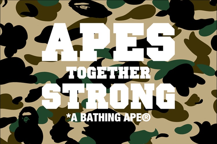 BAPE 推出全新「APES TOGETHER STRONG」別注系列