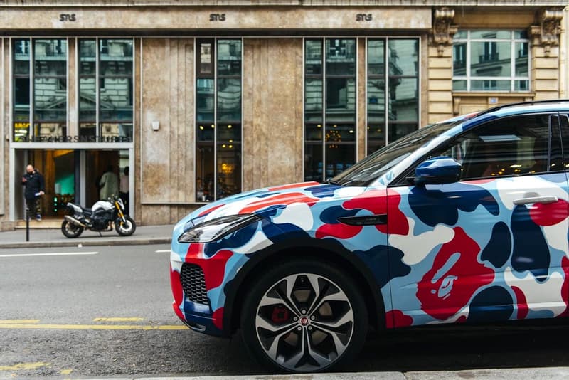 A BATHING APE 定制迷彩車遊走巴黎街頭