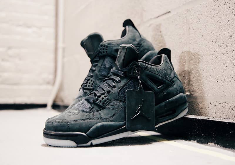 近覽 KAWS x Air Jordan 4 全新黑色版本