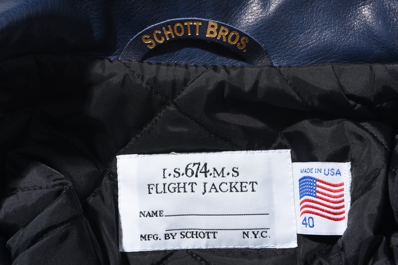 MADNESS x Schott NYC 联名 A-2 空軍皮革夹克即将上架