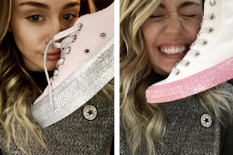 閃閃惹人愛 - Miley Cyrus 搶先曝光與 CONVERSE 的最新聯名系列