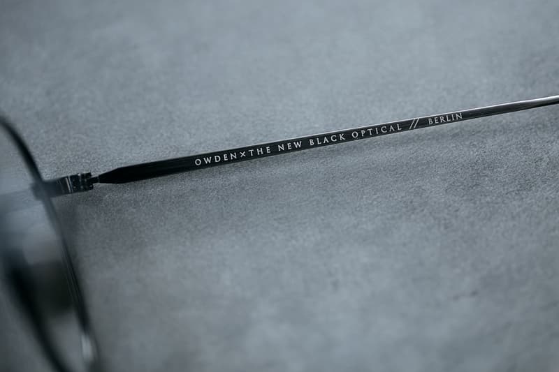 OWDEN Eyewear x The New Black Optical 聯名限定「七寶燒」Berlin 鏡架
