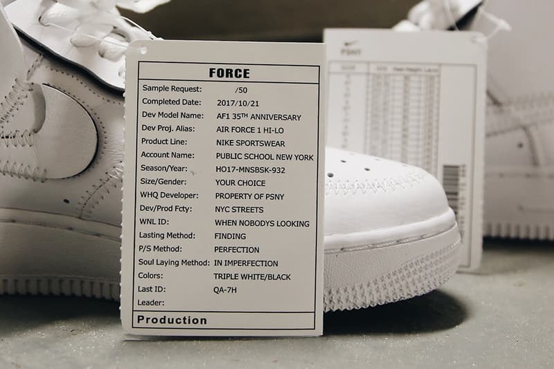 近賞 Public School x Nike Air Force 1 High 35 週年聯名設計