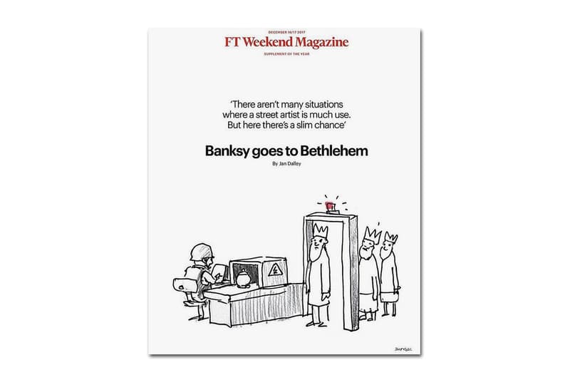 神秘街頭藝術家 Banksy 接受《FT Weekend》獨家專訪