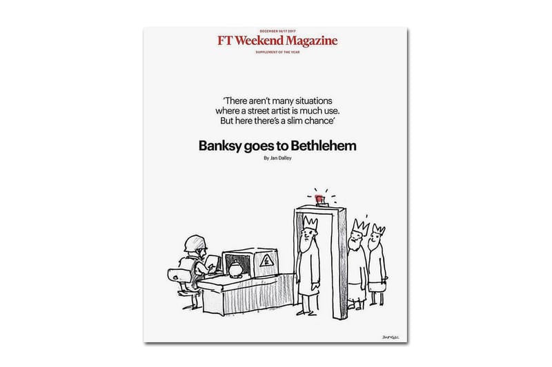 神秘街頭藝術家 Banksy 接受《FT Weekend》獨家專訪