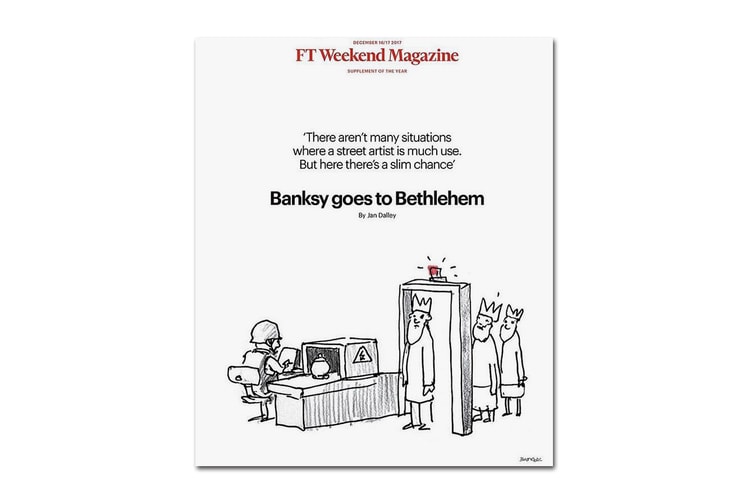 神秘街頭藝術家 Banksy 接受《FT Weekend》獨家專訪