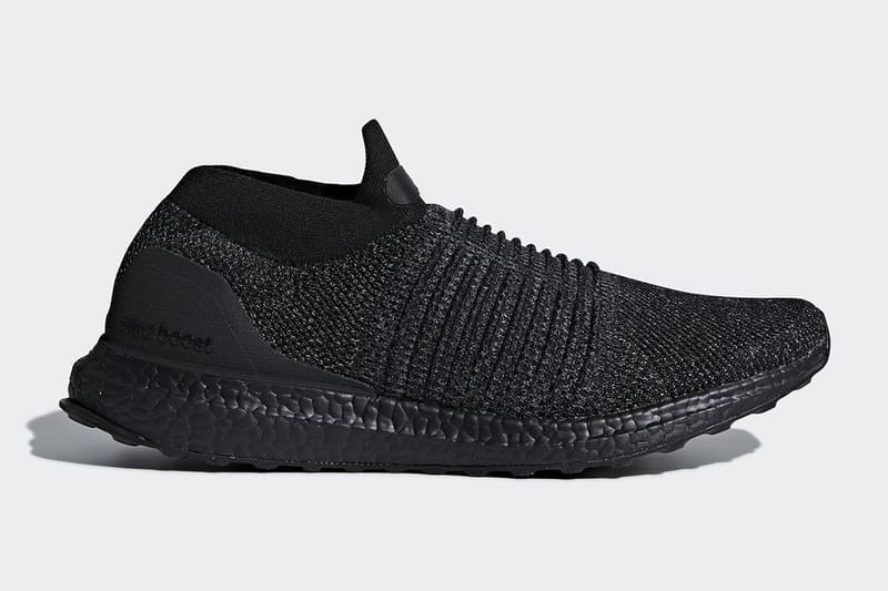 adidas UltraBOOST Laceless 全新「Triple Black」配色