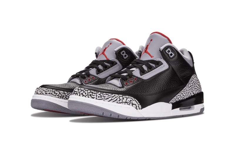 Air Jordan 3「Black Cement」2018 復刻版本再度曝光