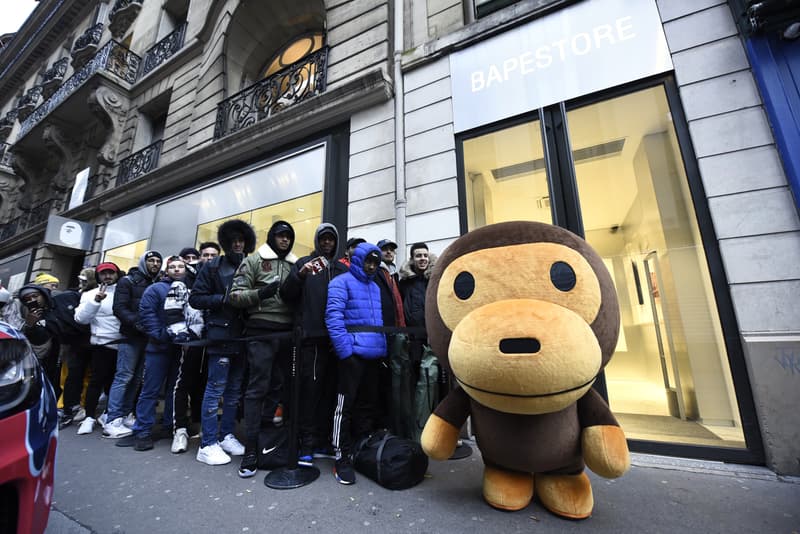 直擊 BAPE 巴黎全新門店首賣排隊盛況