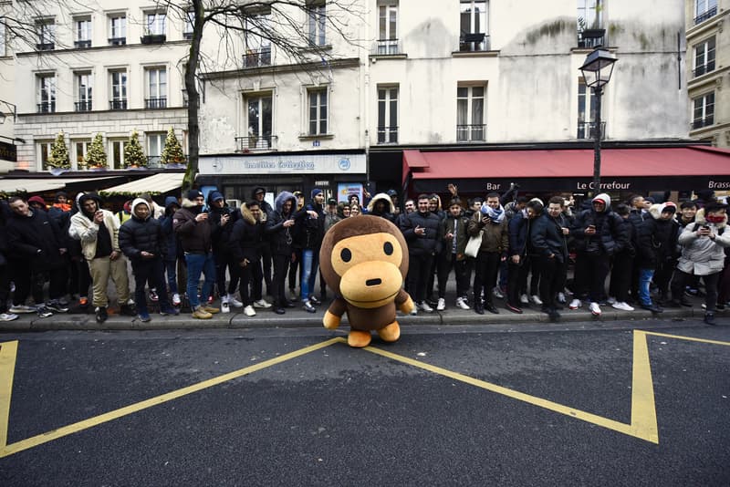 直擊 BAPE 巴黎全新門店首賣排隊盛況