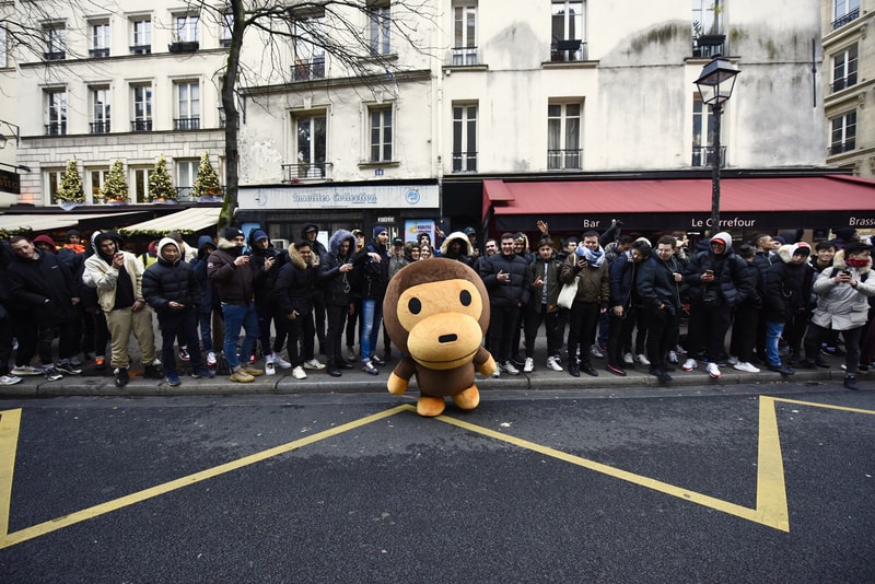 直擊 BAPE 巴黎全新門店首賣排隊盛況