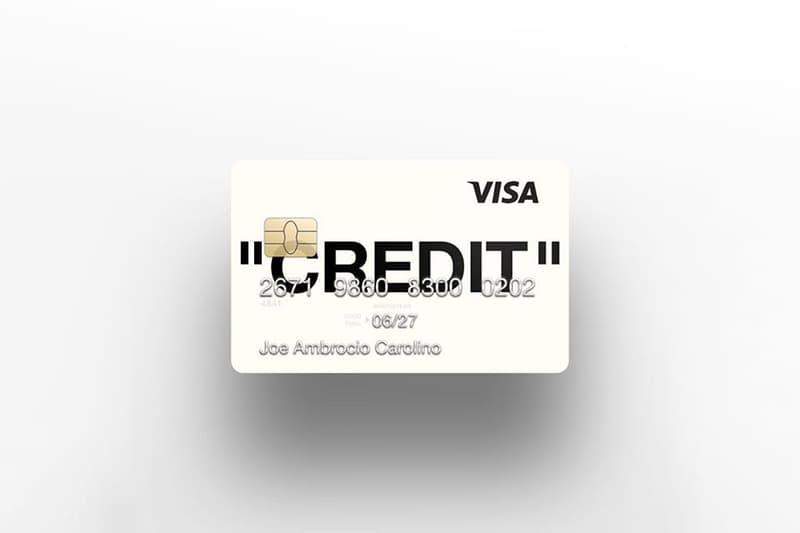 設計師創作 Off-White 等街頭時尚品牌專屬信用卡