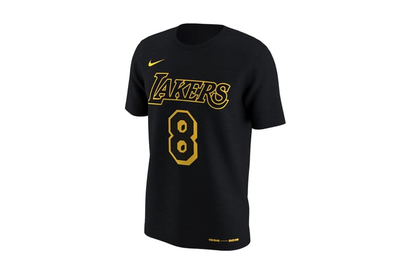 Nike 為 Kobe Bryant 球衣退役儀式打造特別版 Air Force 1 及 T-Shirt