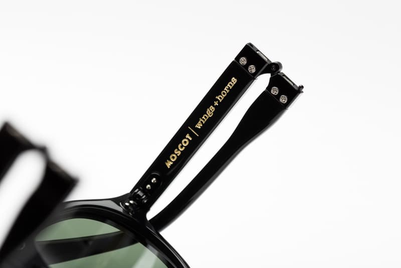 MOSCOT x wings+horns 全新聯名 Miltzen Fold 墨鏡
