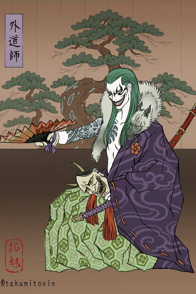 蝙蝠忍者？日本插畫家 Takumi 以浮世繪風格重塑超級英雄