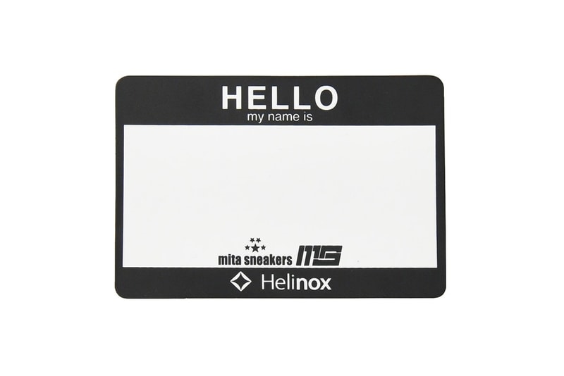 Winiche & Co. x mita sneakers 重塑經典 Helinox Chair Zero