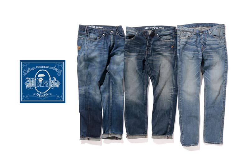 A BATHING APE® 全新「Genuine Denim Pants」系列发布