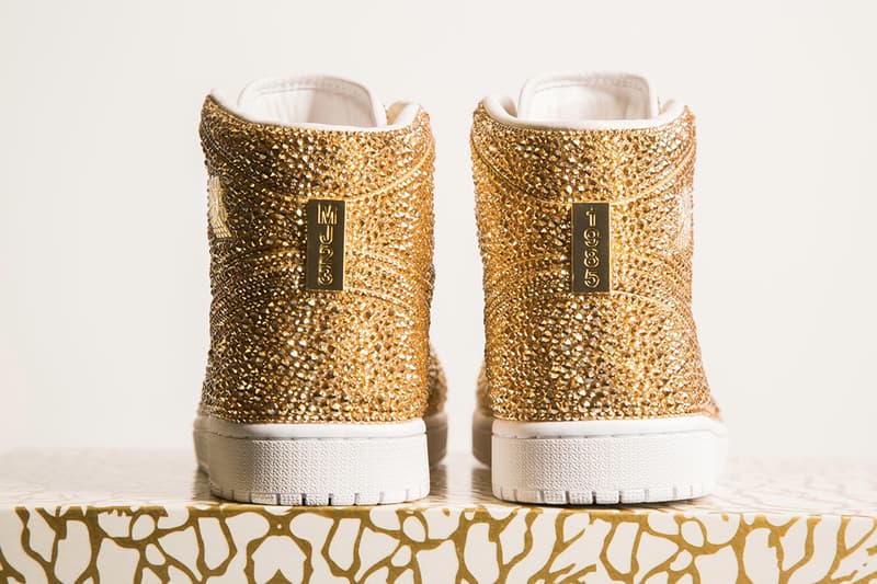 價值 $6,500 美元的客製版水晶 Air Jordan 1