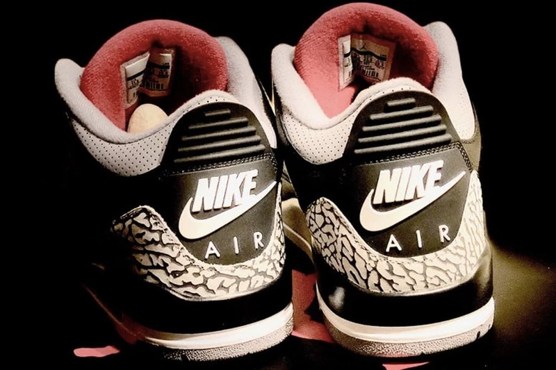 Air Jordan 3「Black Cement」復刻版本最新實物諜照