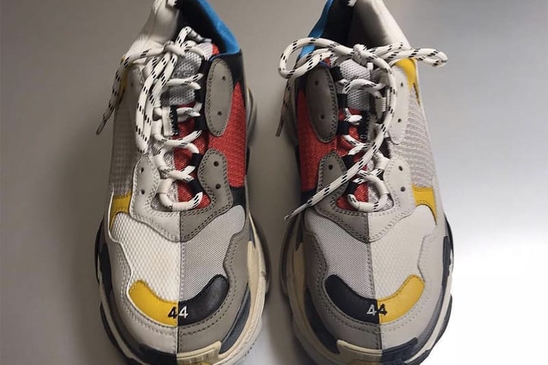 Balenciaga Triple S 拼接版本曝光？