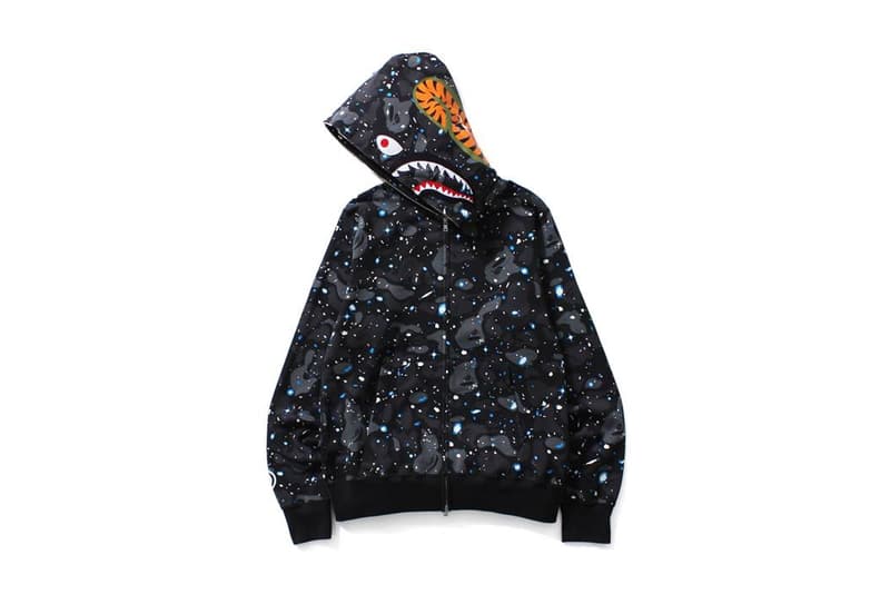 BAPE 全新「Space Camo」Shark Hoodie 正式登場