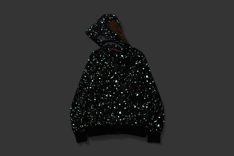 BAPE 全新「Space Camo」Shark Hoodie 正式登場