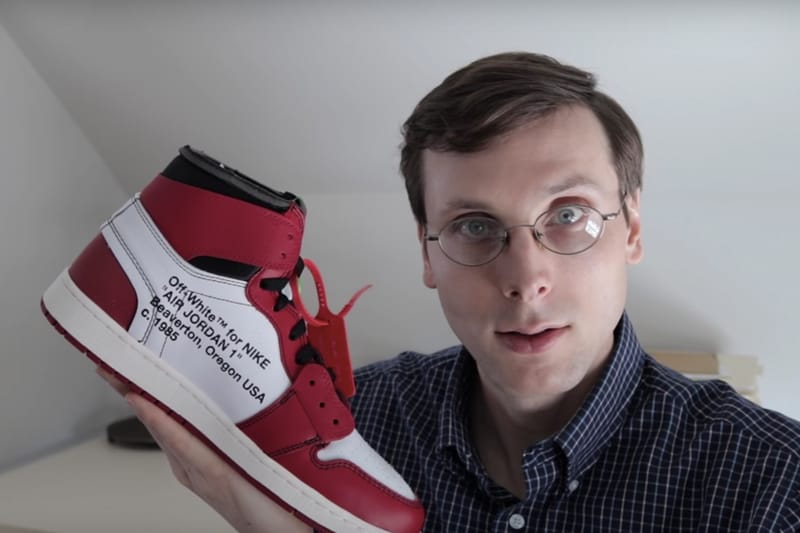 Brad Hall 亲身示范 Virgil Abloh x Air Jordan 1 联名鞋款