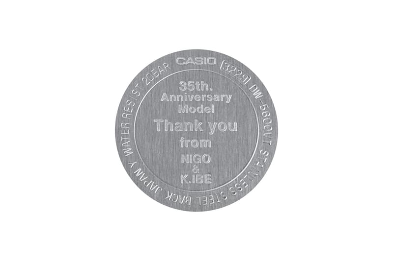 NIGO 攜手「G-SHOCK 之父」伊部菊雄打造 35 周年聯名別注腕錶