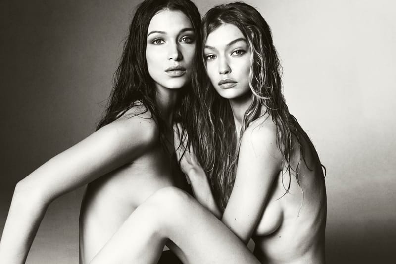 Hadid 姐妹全裸登上英國版《Vogue》三月号雜誌